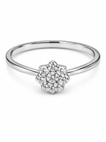 Anello Idee Preziose dal 1987 Donna in Oro bianco Diamante IP.AK18B/101D